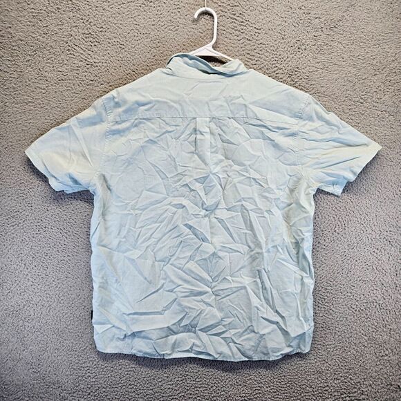 Patagonia Shirt Mens Size XL Blue Organic Cotton‎ Short Sleeve Button Up - Picture 2 of 11
